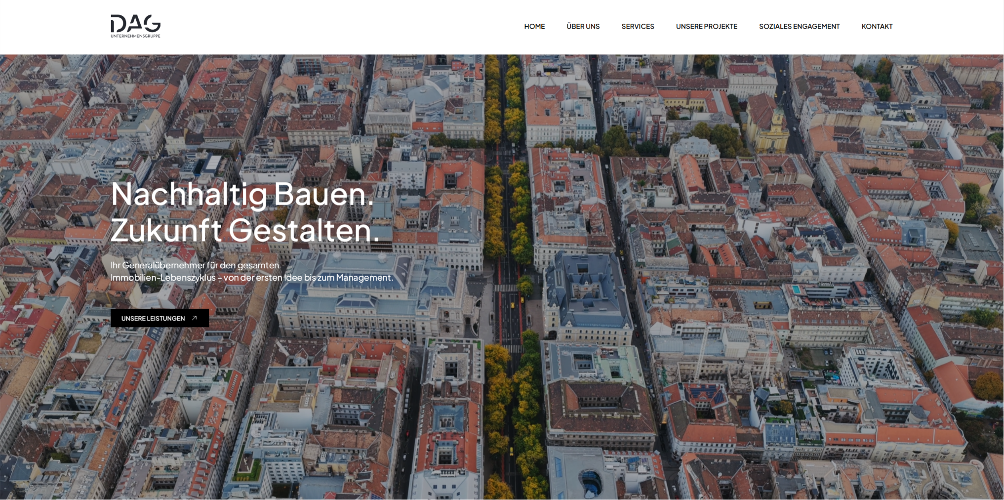 DAG Corporate Brand Launch — Group Hub + 5 Sub-Site Architecture ...